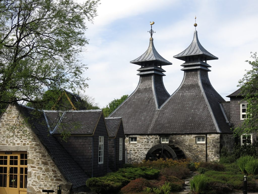 Strathisla whiskey distillery